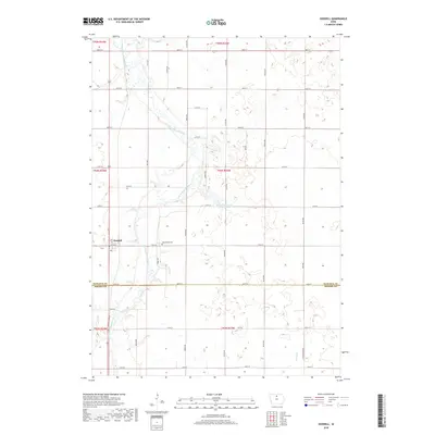 2018 Map of Goodell, 2018 Print