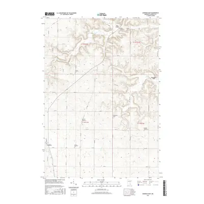2016 Map of Goodhue East, 2016 Print