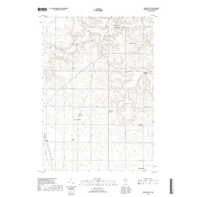 2019 Map of Goodhue East, 2019 Print