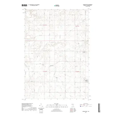 2019 Map of Goodhue West, 2019 Print