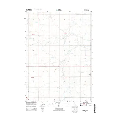 2013 Map of Gooding Butte, 2013 Print