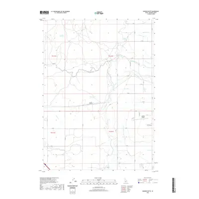 2020 Map of Gooding Butte, 2020 Print