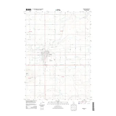 2013 Map of Gooding, 2013 Print