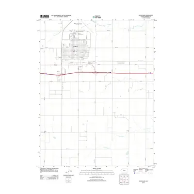 2012 Map of Goodland, 2012 Print