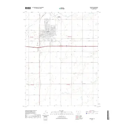 2018 Map of Goodland, 2018 Print