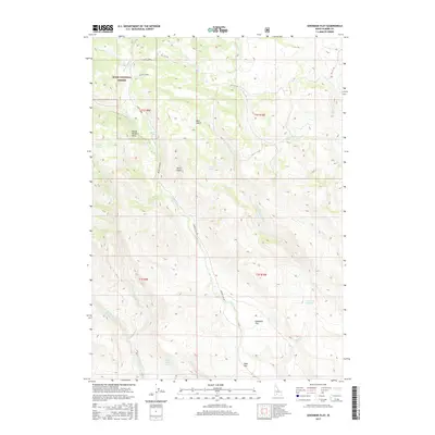 2017 Map of Goodman Flat, 2017 Print