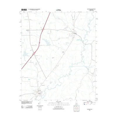 2012 Map of Goodman, 2012 Print
