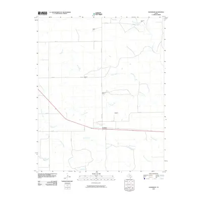 2010 Map of Goodnight, 2010 Print