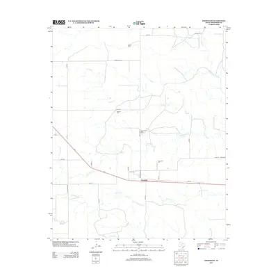2012 Map of Goodnight, 2012 Print