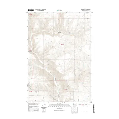 2013 Map of Goodnoe Hills, 2013 Print