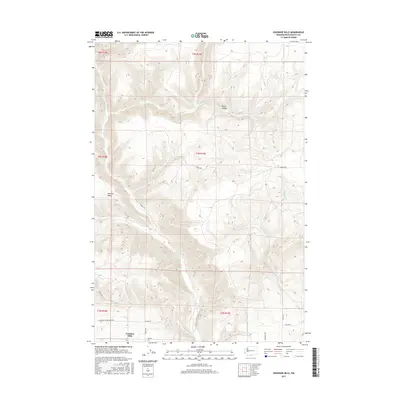 2017 Map of Goodnoe Hills, 2017 Print