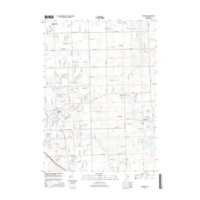 2014 Map of Goodrich, 2014 Print