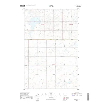 2020 Map of Goodrich SW, 2020 Print