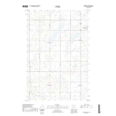 2018 Map of Goodrich West, 2018 Print