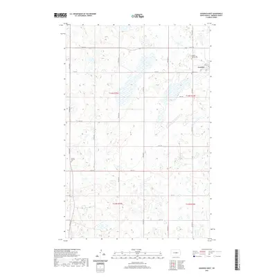 2020 Map of Goodrich West, 2020 Print