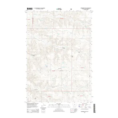2014 Map of Goodspeed Butte, 2014 Print