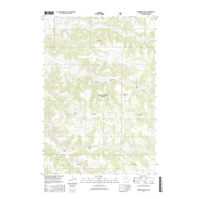 2017 Map of Goodspeed Butte, 2017 Print
