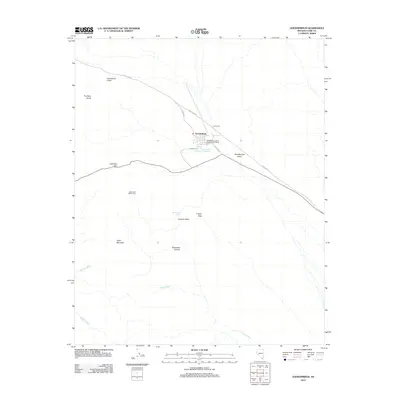 2012 Map of Goodsprings, 2012 Print