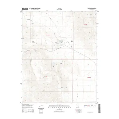 2014 Map of Goodsprings, 2014 Print