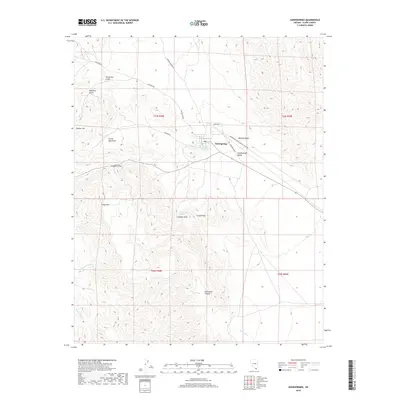 2018 Map of Goodsprings, 2018 Print