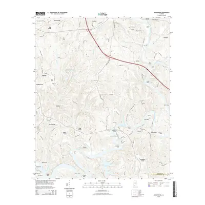 2014 Map of Goodsprings, 2014 Print