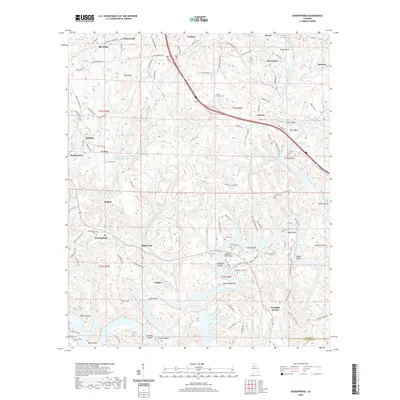 2020 Map of Goodsprings, 2020 Print