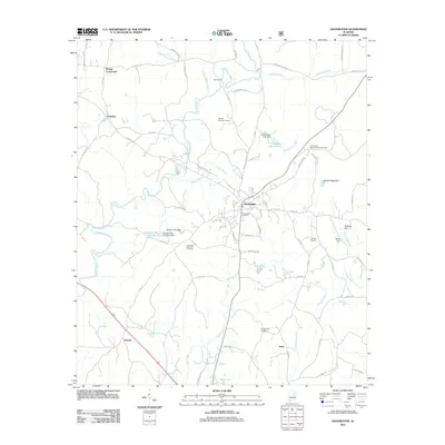 2011 Map of Goodwater, 2011 Print