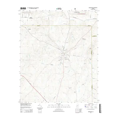 2014 Map of Goodwater, 2014 Print