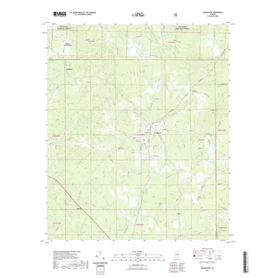2021 Map of Goodwater, 2021 Print