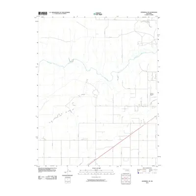 2010 Map of Goodwell NE, 2010 Print