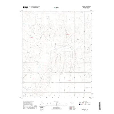 2018 Map of Goodwell NW, 2018 Print
