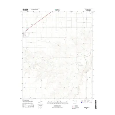 2016 Map of Goodwell SE, 2016 Print