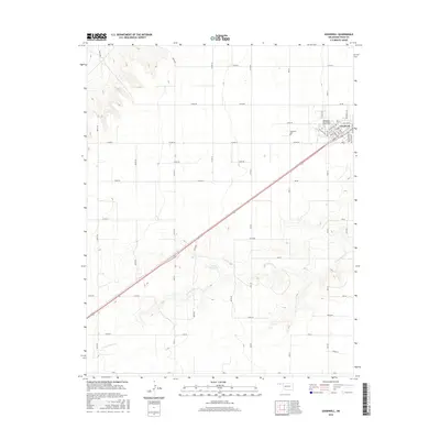 2016 Map of Goodwell, 2016 Print