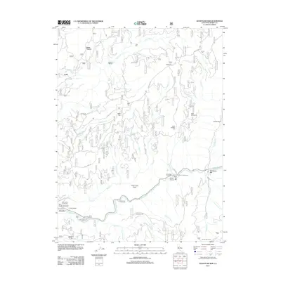 2012 Map of Goodyears Bar, 2012 Print