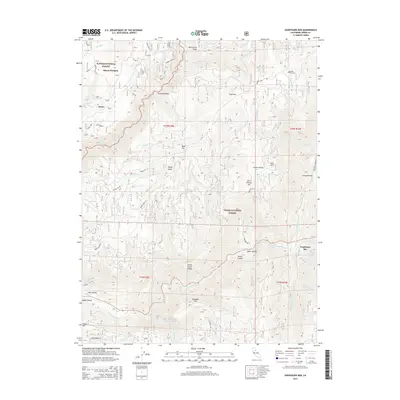 2015 Map of Goodyears Bar, 2015 Print