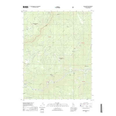 2018 Map of Goodyears Bar, 2018 Print