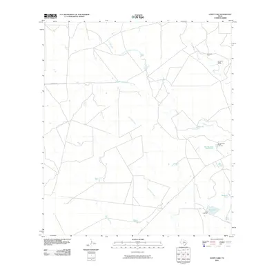 2010 Map of Goofy Lake, 2010 Print