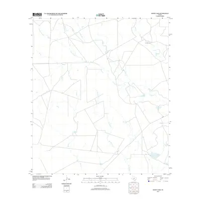 2012 Map of Goofy Lake, 2012 Print