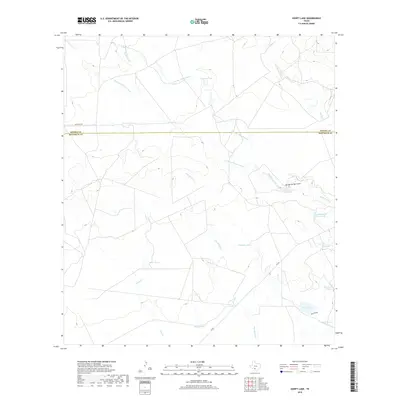 2019 Map of Goofy Lake, 2019 Print