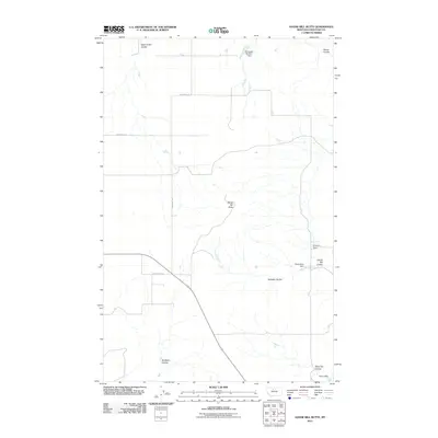 2011 Map of Goose Bill Butte, 2011 Print