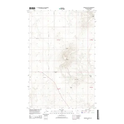 2014 Map of Goose Bill Butte, 2014 Print