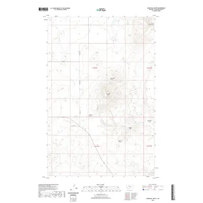 2020 Map of Goose Bill Butte, 2020 Print