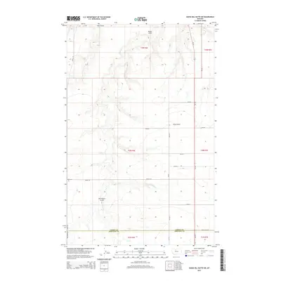 2014 Map of Goose Bill Butte NW, 2014 Print