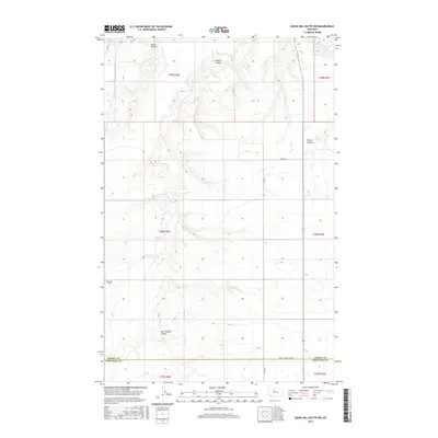 2017 Map of Goose Bill Butte NW, 2017 Print