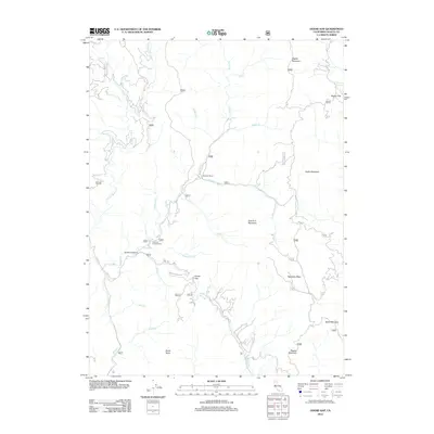 2012 Map of Goose Gap, 2012 Print