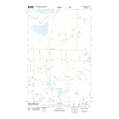2011 Map of Goose Lake, 2011 Print