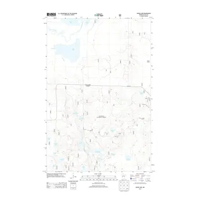 2013 Map of Goose Lake, 2013 Print