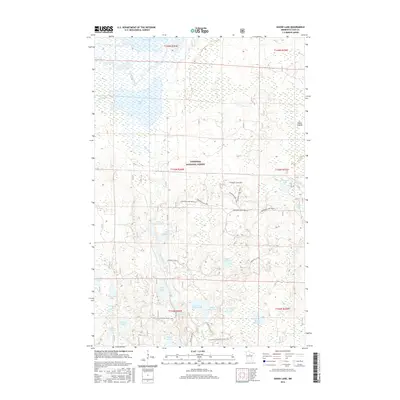 2016 Map of Goose Lake, 2016 Print