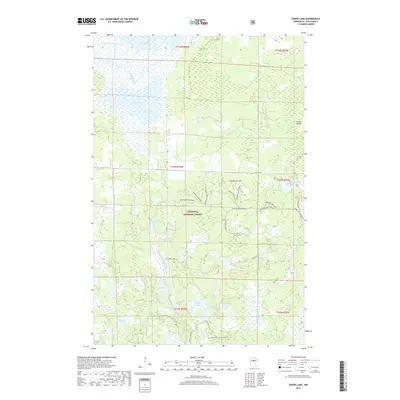 2019 Map of Goose Lake, 2019 Print