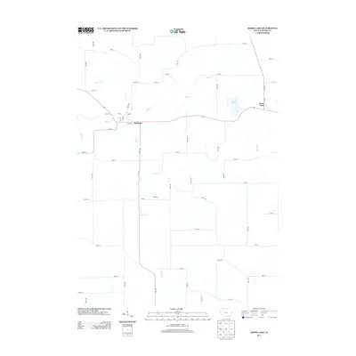 2013 Map of Goose Lake, 2013 Print